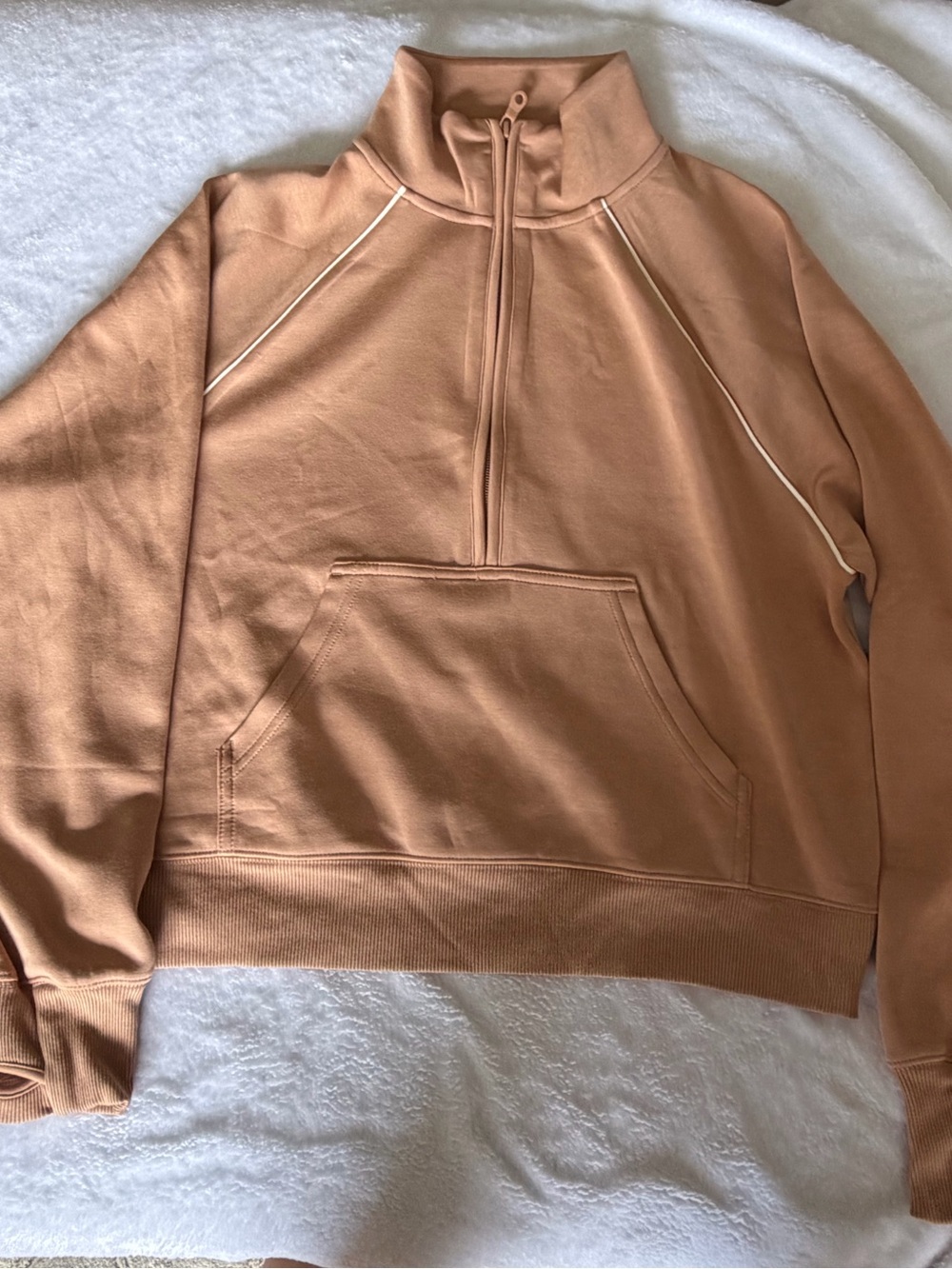 OFFLINE by Aerie Half-Zip Fleece Pullover Sweatshirt | Medium | NWOT